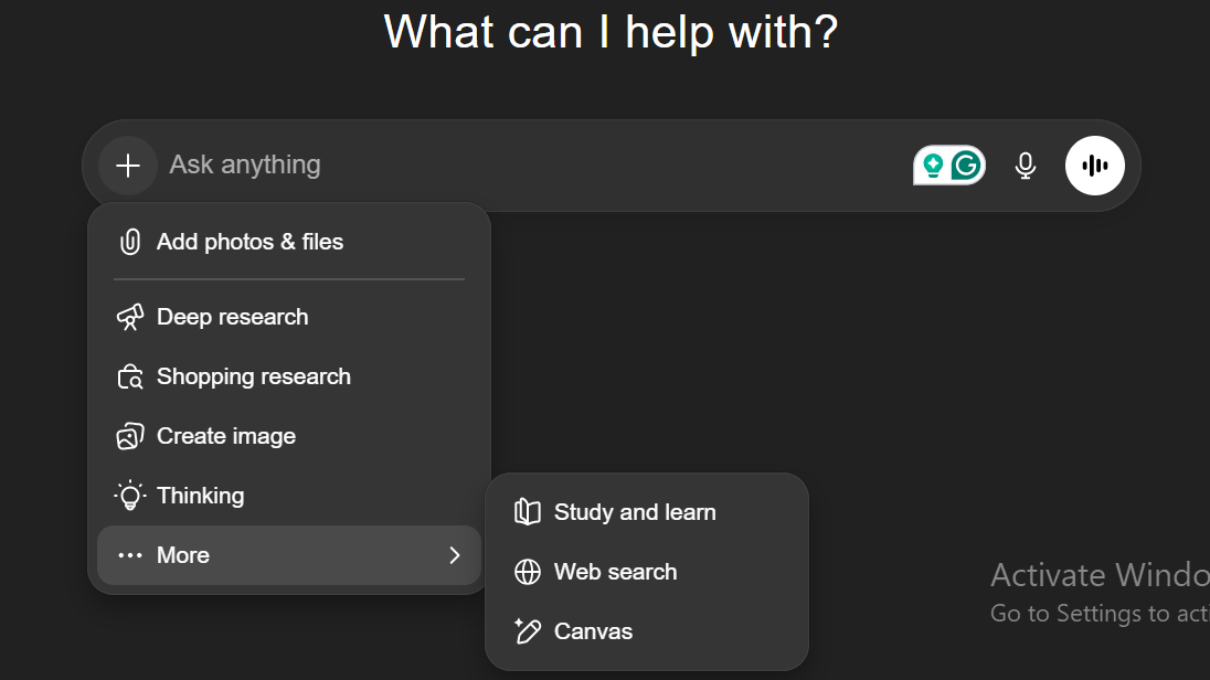 ChatGPT Plus Subscription